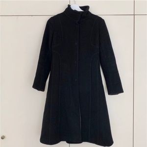 SPORTMAX BY MAX MARA Black Wool Coat 2 /XS
